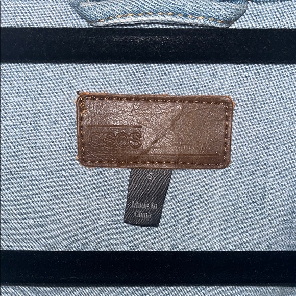 ASOS Men's Denim Jacket size small / preowned - Picture 3 of 11